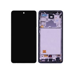 Touch+Display+Frame Samsung Galaxy A72 4G 2021/A725/A72 5G/A726 Service Pack Black